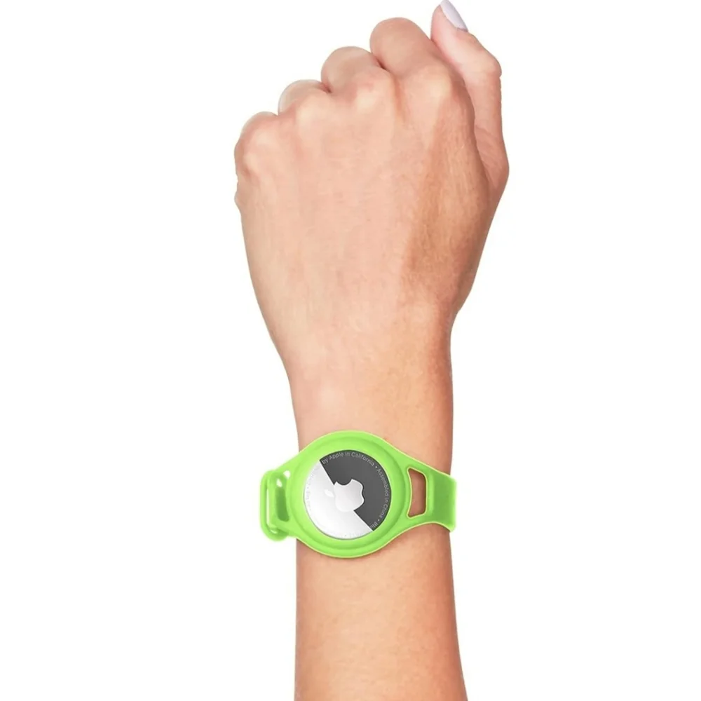 Casemate Tracker Strap Wristband & Case for Apple AirTag (GREEN)
